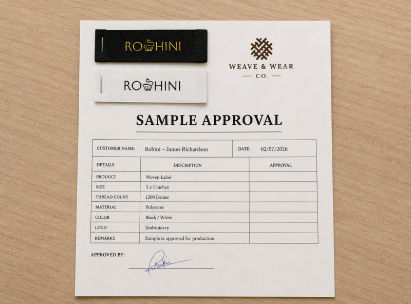 Sample  Approval